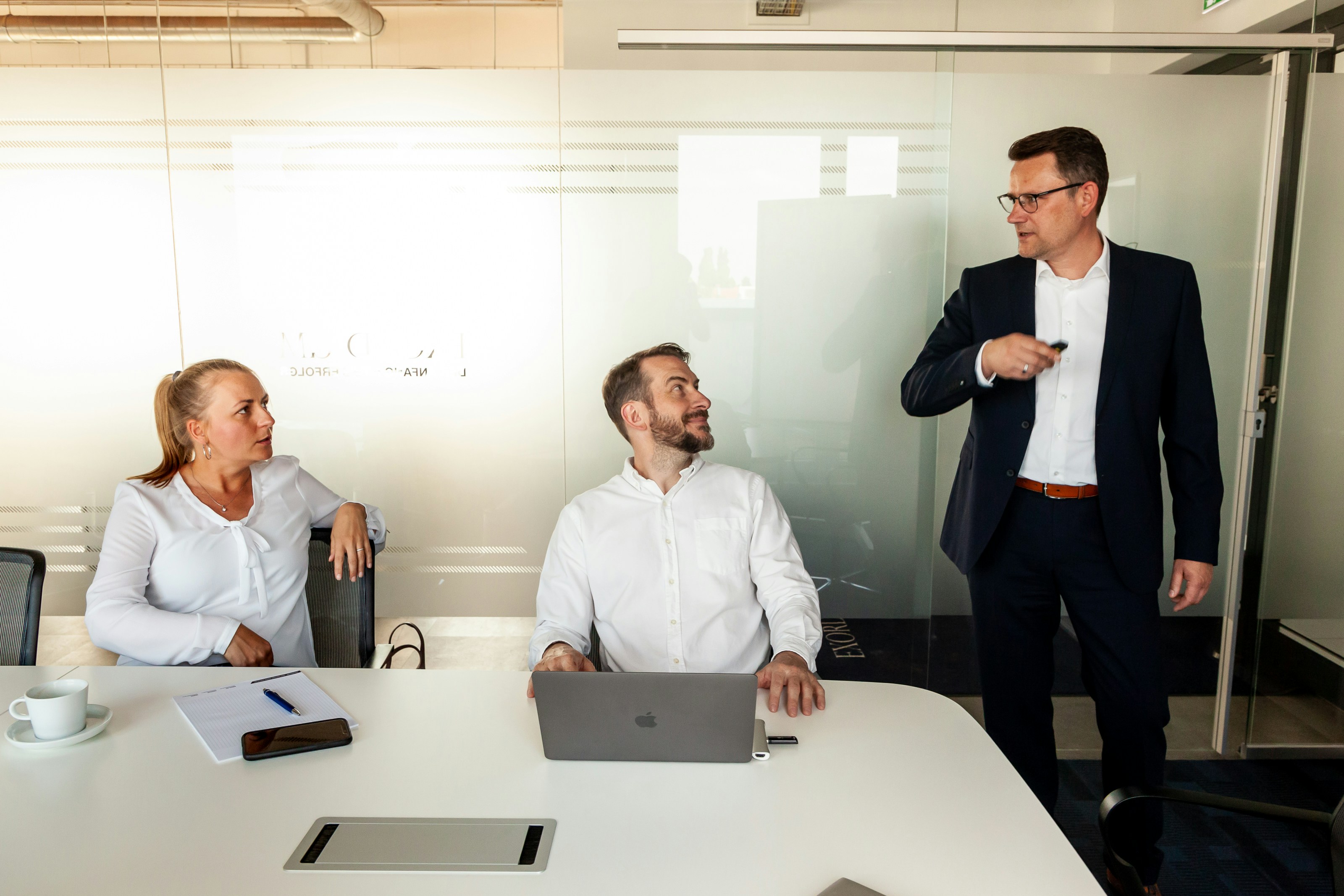Executive sales strategy meeting